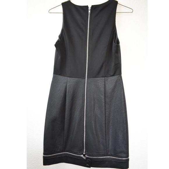 F21 Black Faux Leather Dress - Picture 3 of 5